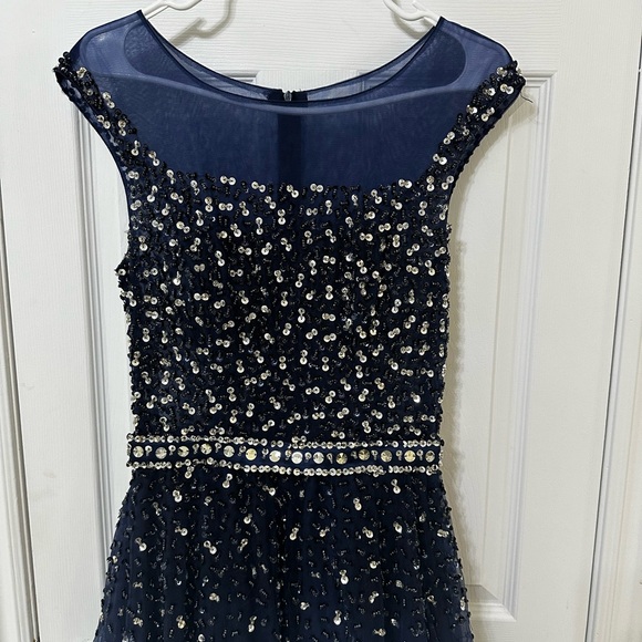 Navy blue dress. Worn only once - Picture 3 of 3